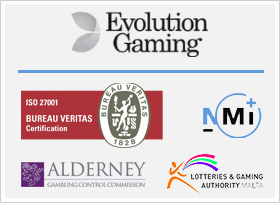 Die Live Dealer Spiele werden vom Anbieter Evolution Gaming bereitgestellt